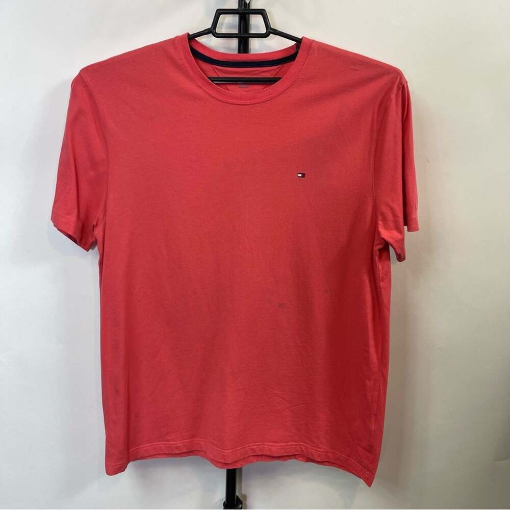 Tommy Hilfiger Red Short Sleeve Shirt Size XL Men’s